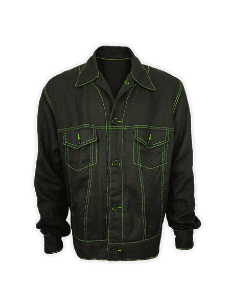 Linen Trucker Jacket