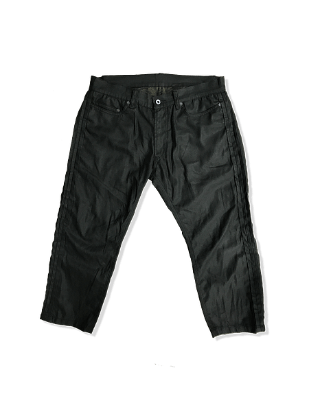 Pleated Denim Pants