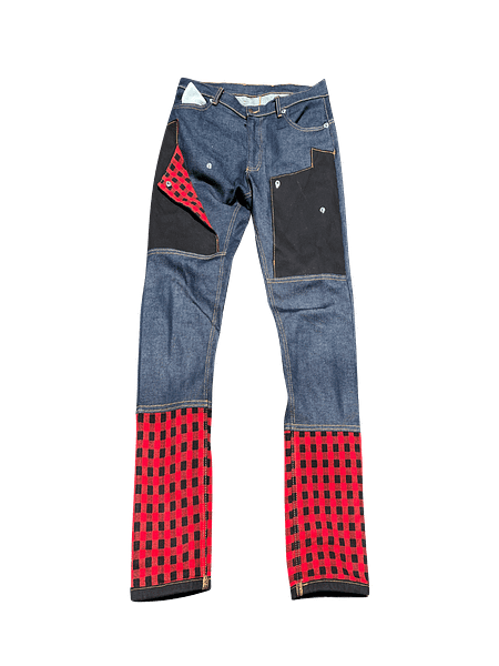 Denim 2tone Maasai Pants